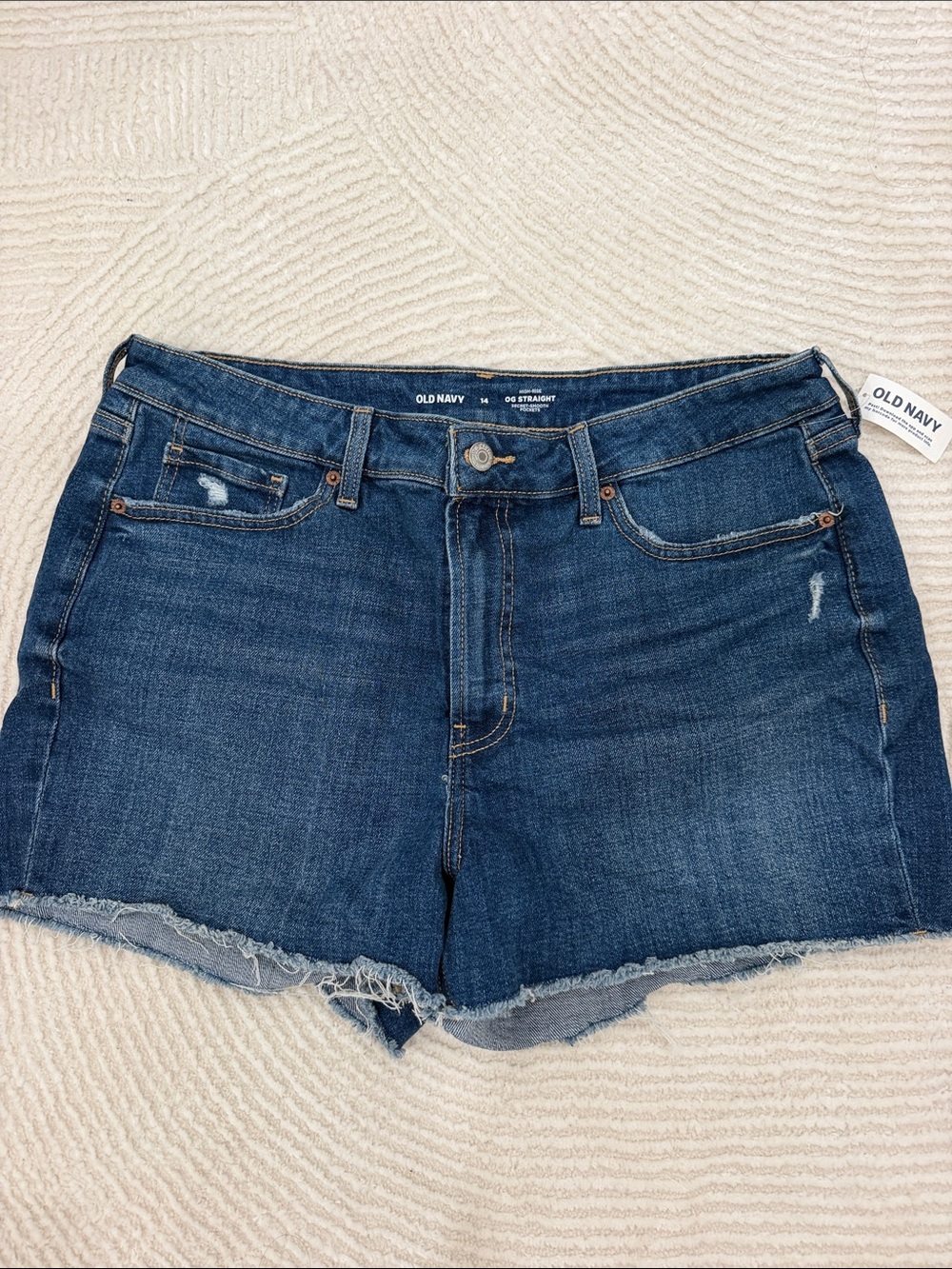 Old Navy Dark Blue Denim Cutoff Shorts